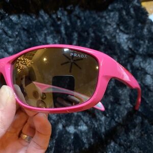 PRADA Pink Sunglasses Sport